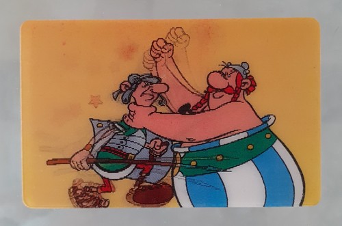 Carte holographique obelix - carte,