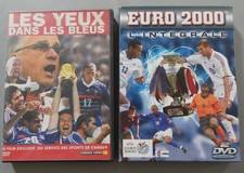 RARE LOT 3 DVD SPORT  FOOTBALL LES YEUX DANS LES BLEU EURO 2000 L'INTEGRALE