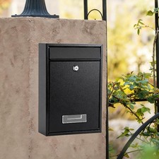 Boîte Aux Lettres Décorative En Fer Forgé Avec Serrure, Boîte à Suggestions