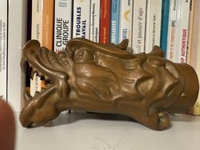 Dauphin Canalisation Haute Époque Cuivre Lampe Loup Cuivre Tuyau Gothique Dragon