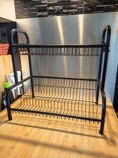 Étagère à Épices avec 4 Niveaux, Rangement Acier Inoxydable Antirouille - Noir