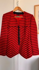 sublime veste  blazer original rouge Vintage LOUIS FERAUD taille 42
