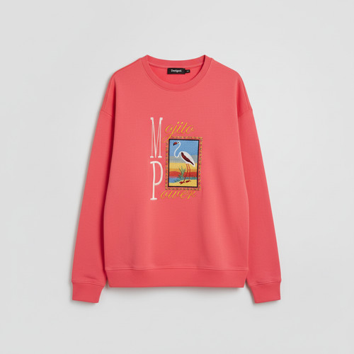 Desigual sweatshirt homme rosa - desigual,