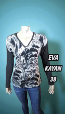 Eva Kayan Taille 38  Pull Fin femme gris