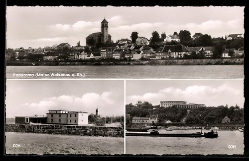 Carte postale mayence weisenau - postale, mayence-weisenau