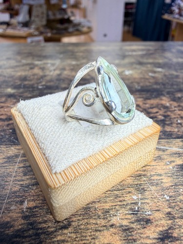 Bague aigue marine béryl - bague,