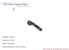 Plaque De Verrouillage TPLO