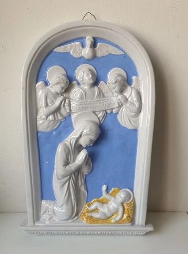 Plaque vierge enfant - vierge,