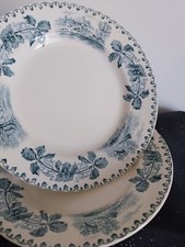 2 ASSIETTES SUR PIEDOUCHE