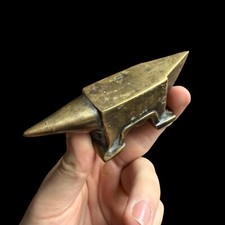 Anciennes Petite Enclume De Bijoutier & Travail De Maîtrise XIXeme & Bronze 