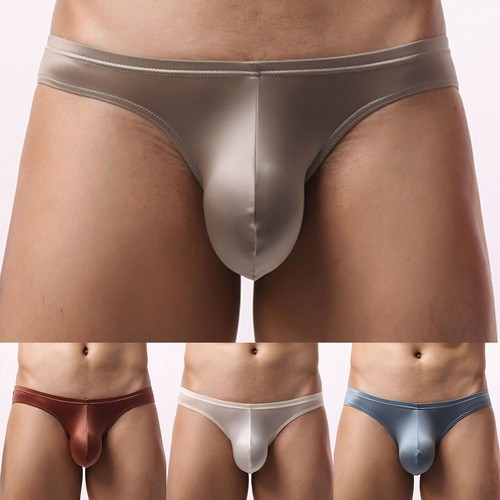 Slip homme soie - glacée, satin