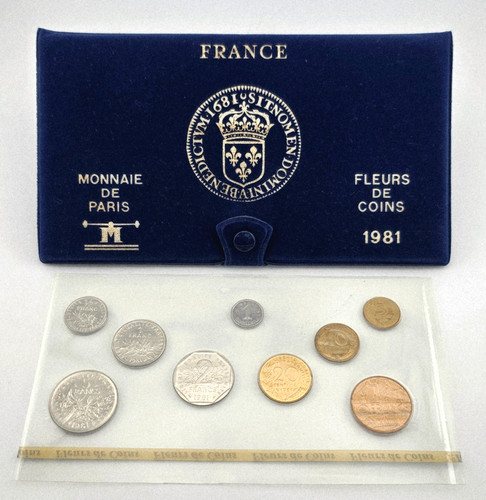 Coffret monnaie paris - paris, 1981