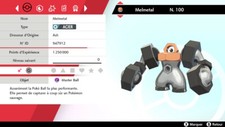 MELMETAL SHINY 6iv (épée / bouclier)
