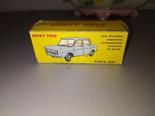 Dinky toys 519 Boite d'origine Simca 1000 Made in France Meccano