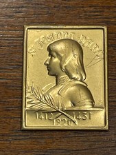 Médaille Uniface Jeanne D'arc 1920 (11-3)
