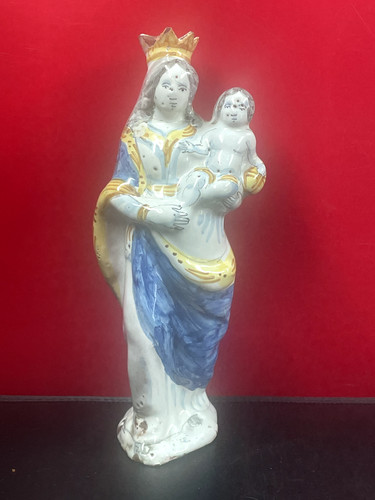 Vierge accouchée en - d'accouchée,