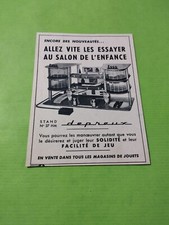 PUBLICITE DEPREUX GARAGE ESSO AU SALON DE L'ENFANCE - 1961 - ( B2 )