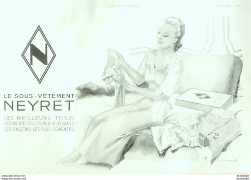 Publicite lingerie neyret - publicite,
