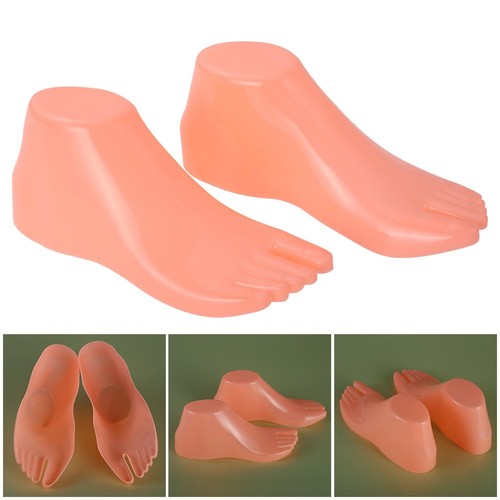 Paire rigide plastique pied - 1,