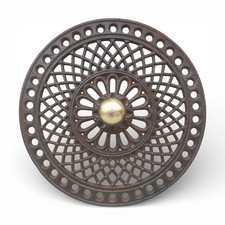 Couvercle de poêle ancien en