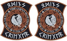VIKING ODIN GOD CROWE RUNES