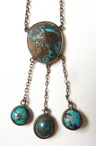 Collier négligé argent - collier,