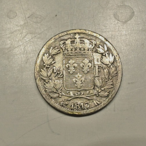 Louis xviii demi franc - , 1817