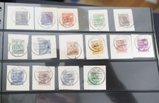 ALLEMAGNE 1945 ZONES SOVIETIQUE  1948 SURCHARGE Michel 166-181 ve15/et1212