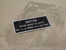 DECALCOMANIE POSE A L EAU . POSTE RADIO BC us ww2 jeep willys