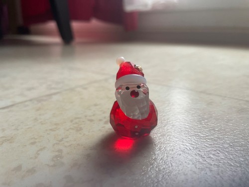 Figurine swarovski père noël - père,