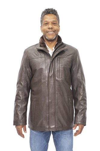 Veste classique cuir - classique, en