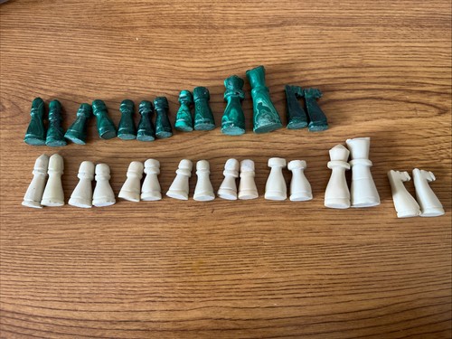 Jeu échecs malachite - d’échecs,