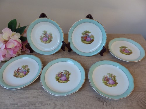 Service assiettes à - service, de