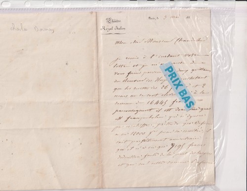 1975 lettre autographe - 19-11-1975.,