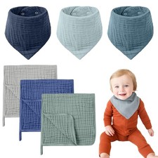 6 Pièces Bavoirs Bebe Coton