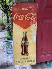 Ancienne Plaque Emaillée Coca