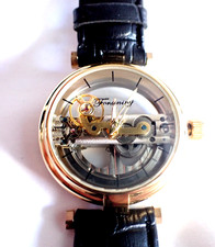 RARISSIME MONTRE AUTOMATIQUE A OSSATURE SQUELETTE SIMPLIFIE,TBEG & FONCTIONS