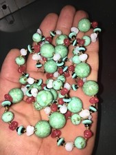 Long Collier Sautoir Perles De