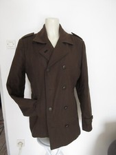 Manteau laine kaki jules - en,