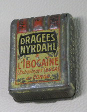 PHARMACIE - Ancienne boite de DRAGÉES NYRDHAL en forme de livre