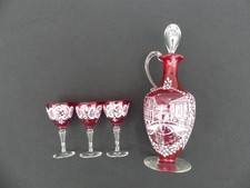 ancienne carafe 3 verres