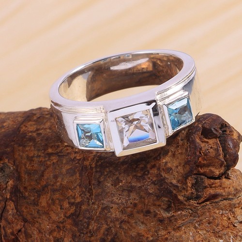 Naturel blanc bleu - naturel,