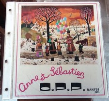 Malette catalogue de présentation Livre  Papier Peint Chambre Enfant ancien Déco