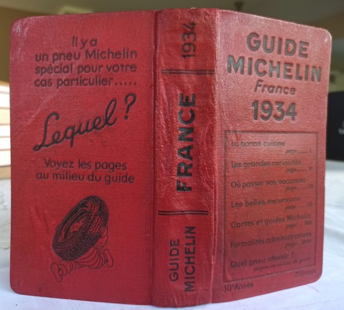 Guide michelin france 1934 - france, =
