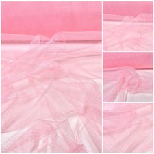 Tulle Tissu Rose Souple Grossier Carnaval Vêtements Costume Déco au Mètre