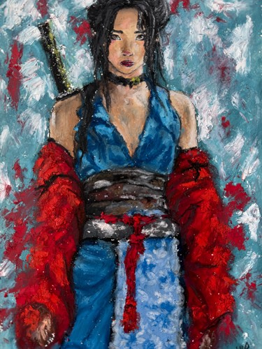 Geisha art original femme - femme,