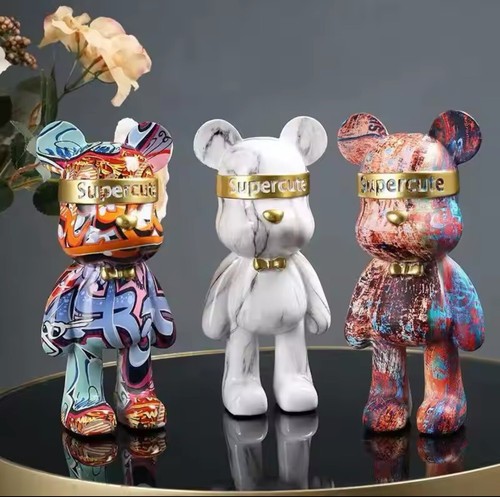 Figurine ours graffitis - figurine,