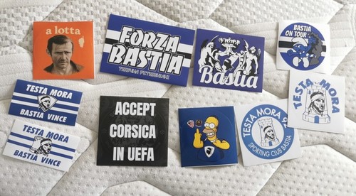 Lot stickers bastia ultra - bastia,