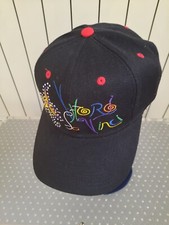 CASQUETTE FEMME NOIRE - DECOR ECRITURE ET STRASS - NEUVE