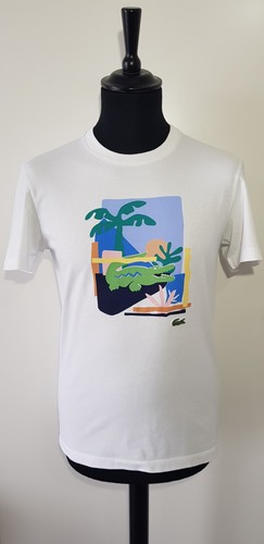 Tee shirt blanc lacoste - blanc,